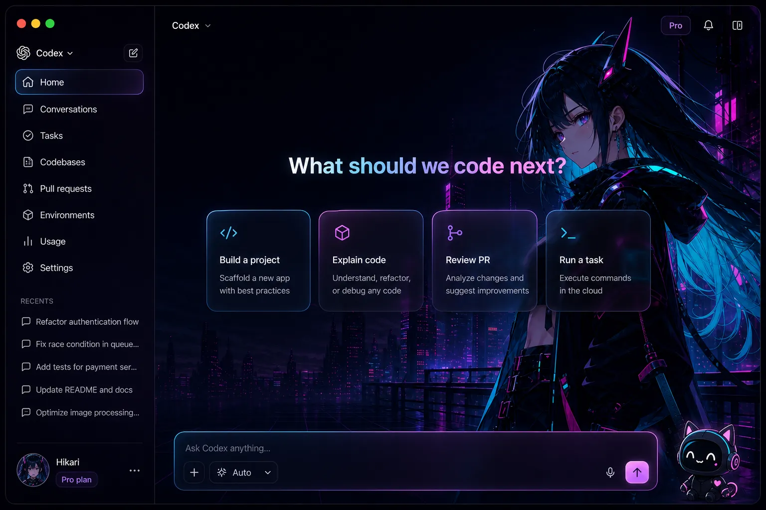 Inspiration Cosmos Codex skin